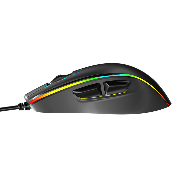 Meetion GM23 RGB Circulation Backlit Gaming Mouse - Black