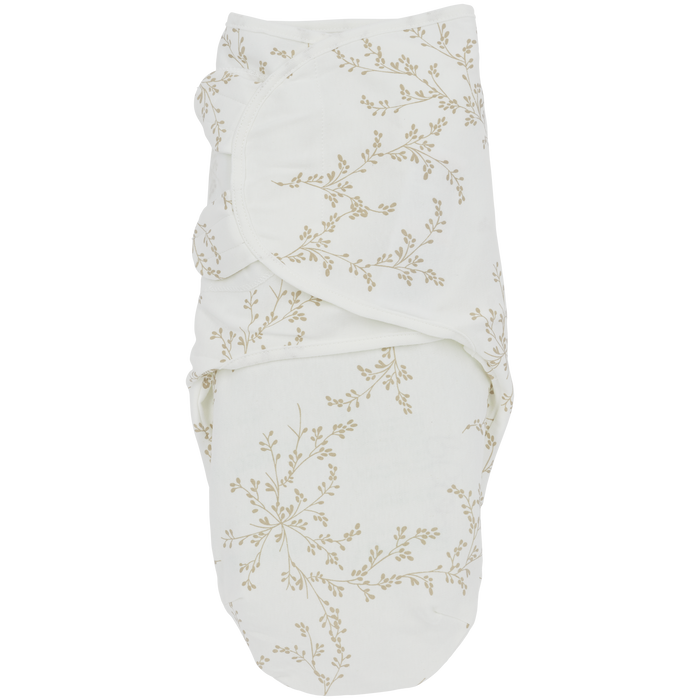 Meyco - Swaddle Wrap - Sand Branches (0-3m) - Mabel & Fox