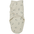 Meyco - Swaddle Wrap - Soft Sand Penguin (0-3m) - Mabel & Fox