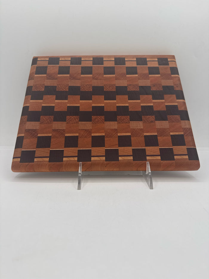 Mixed Harwoods Endgrain Cheese Board