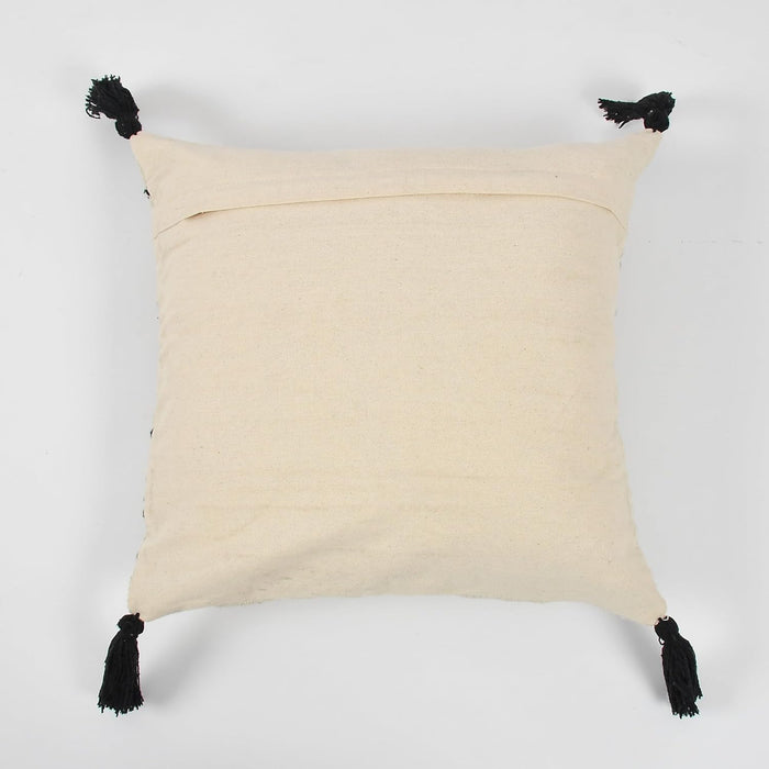 Modern Monochrome Tones Hand-Tufted Cushion Covers - 16*16 inches Set of 2 (TFB)