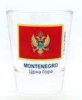 Montenegro Flag Shot Glass