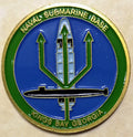 Naval Submarine Base Kings Bay, Georgia Challenge Coin