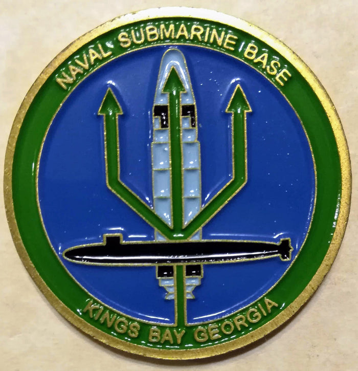 Naval Submarine Base Kings Bay, Georgia Challenge Coin