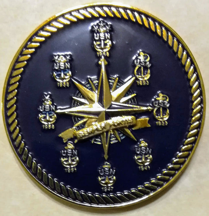 Navy Chief Compass Power of Positive Leadership Navy Challenge Coin