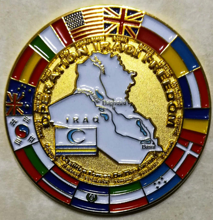 Navy Operation Iraqi Freedom Challenge Coin