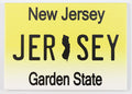 New Jersey License Plate Fridge Collector's Souvenir Magnet 2.5" X 3.5"