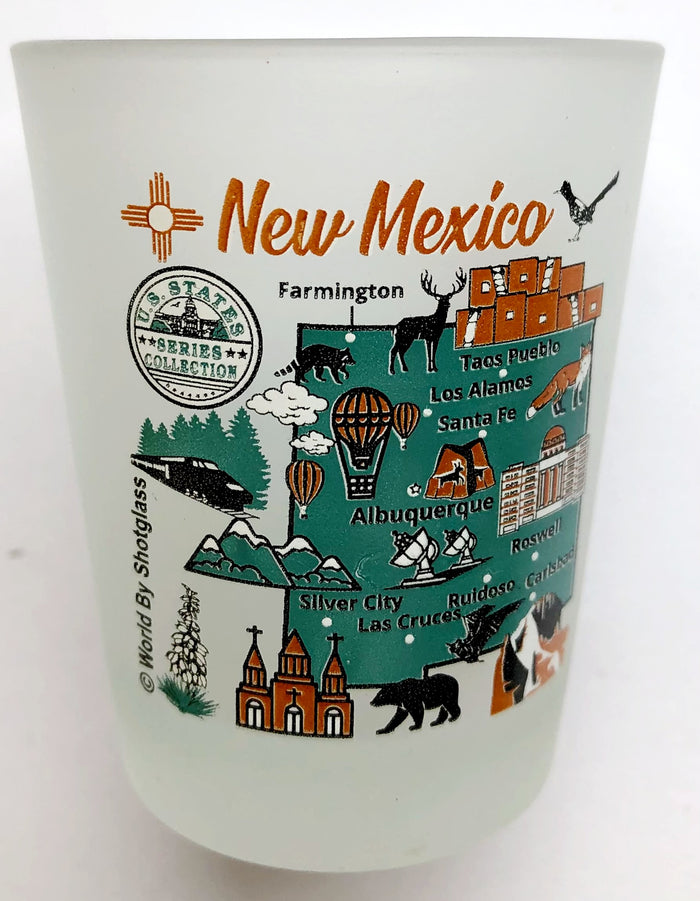 New Mexico US States Series Collection Shot Glass