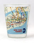 New York City Subway Map Shot Glass