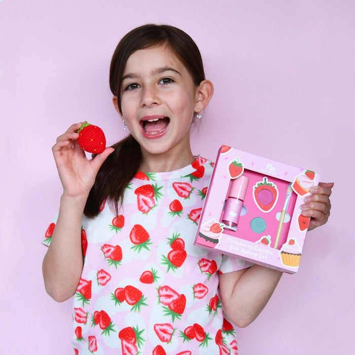 No Nasties – Strawberry Cupcake Gift Set - Mabel & Fox