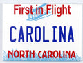 North Carolina License Plate Fridge Collector's Souvenir Magnet 2.5" X 3.5"
