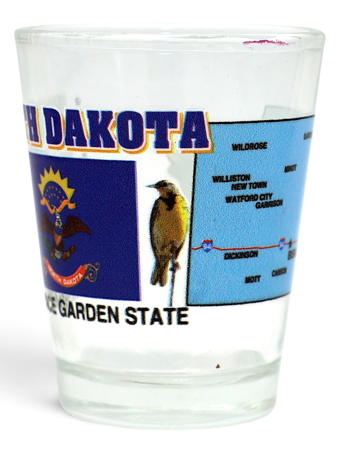 North Dakota The Peace Garden State All-American Collection Shot Glass