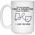 Ohio Alabama The Love Between Mom And Daughter Mug - Mug Teezalo