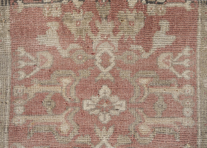 Oriental Hand Knotted Vintage Turkish Mini Rug 1'9" x 2'11" #10001