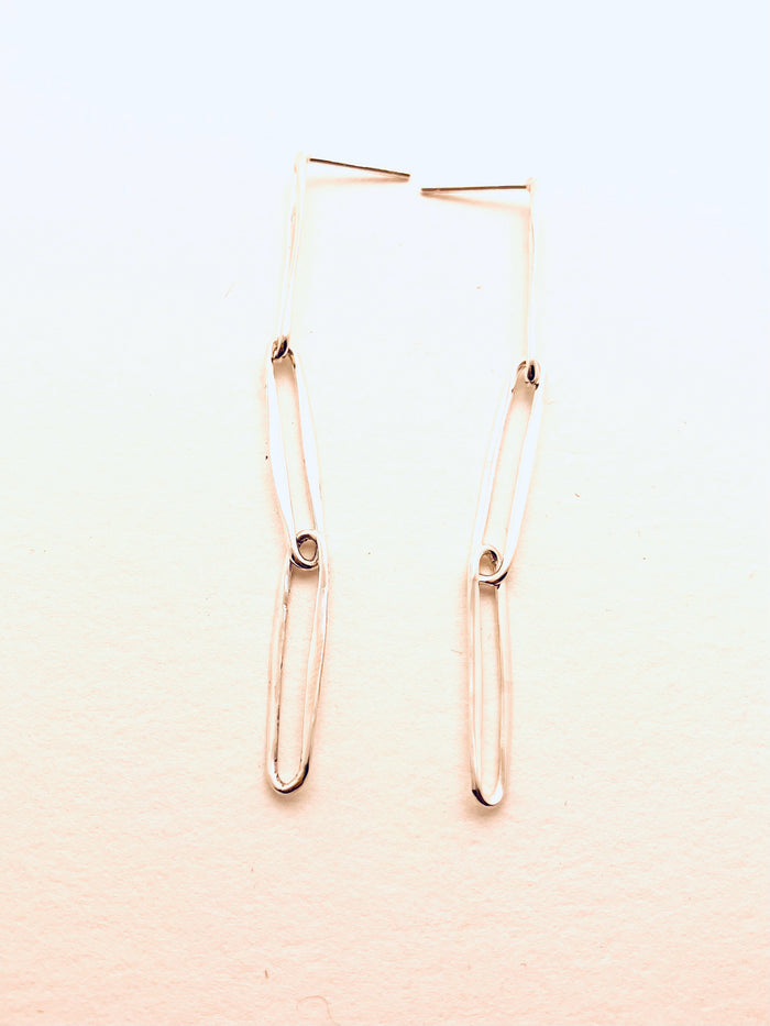 Paper Clip Earrings