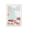 Paradise Parasol Framed Print
