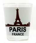 Paris France Eiffel Tower Sunset View Shot Glass