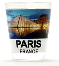 Paris France Louvre Color Photo Shot Glass