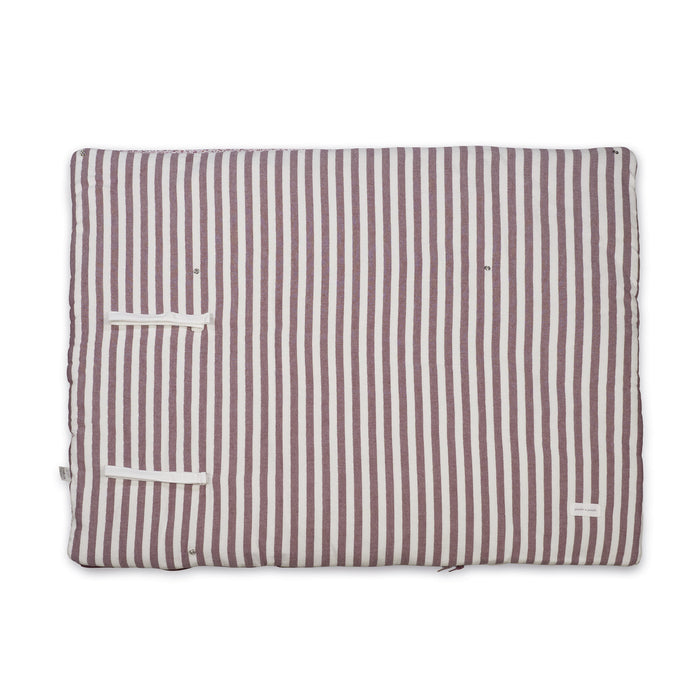 Pasito a Pasito - Baby Nest / Blanket - Cherry Stripes - Mabel & Fox