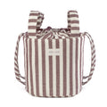 Pasito a Pasito - Bucket Bag - Cherry Stripes - Mabel & Fox