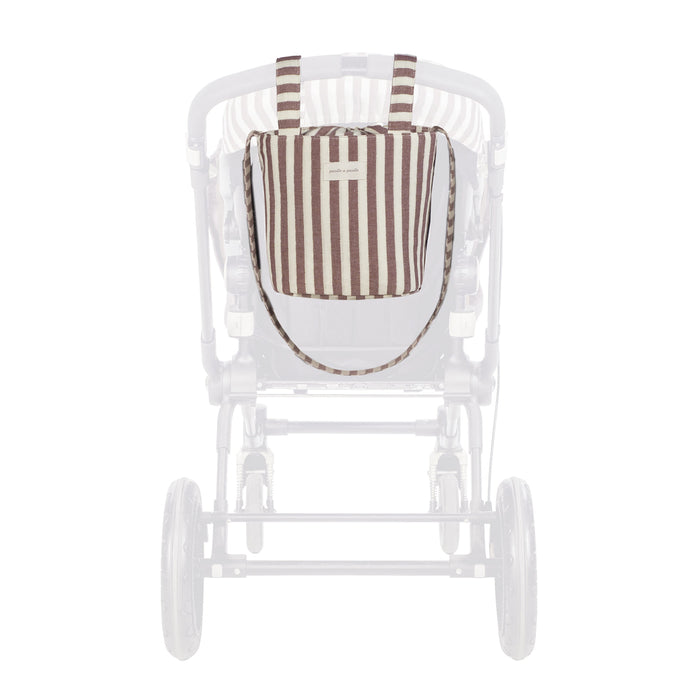 Pasito a Pasito - Bucket Bag - Cherry Stripes - Mabel & Fox