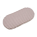 Pasito a Pasito - Carrycot Fitted Sheet - Cherry Stripes (2 Pack) - Mabel & Fox