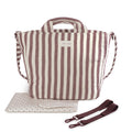 Pasito a Pasito - Changing Bag - Cherry Strips - Mabel & Fox