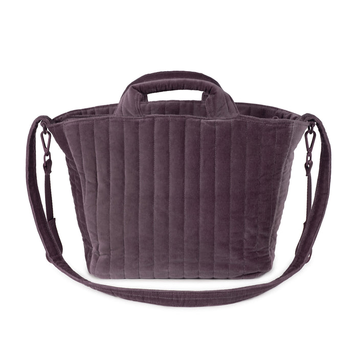 Pasito a Pasito - Changing Bag - Cherry Velvet - Mabel & Fox