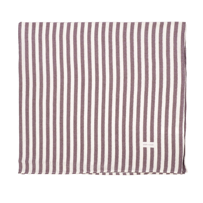 Pasito a Pasito - Muslin Square - Cherry Stripes - Mabel & Fox