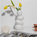 Pebble Ceramic Vase - (MVS)