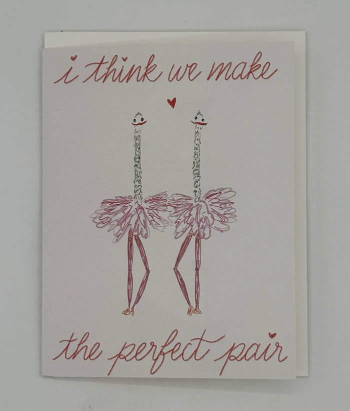 Perfect Pair Anniversary Card