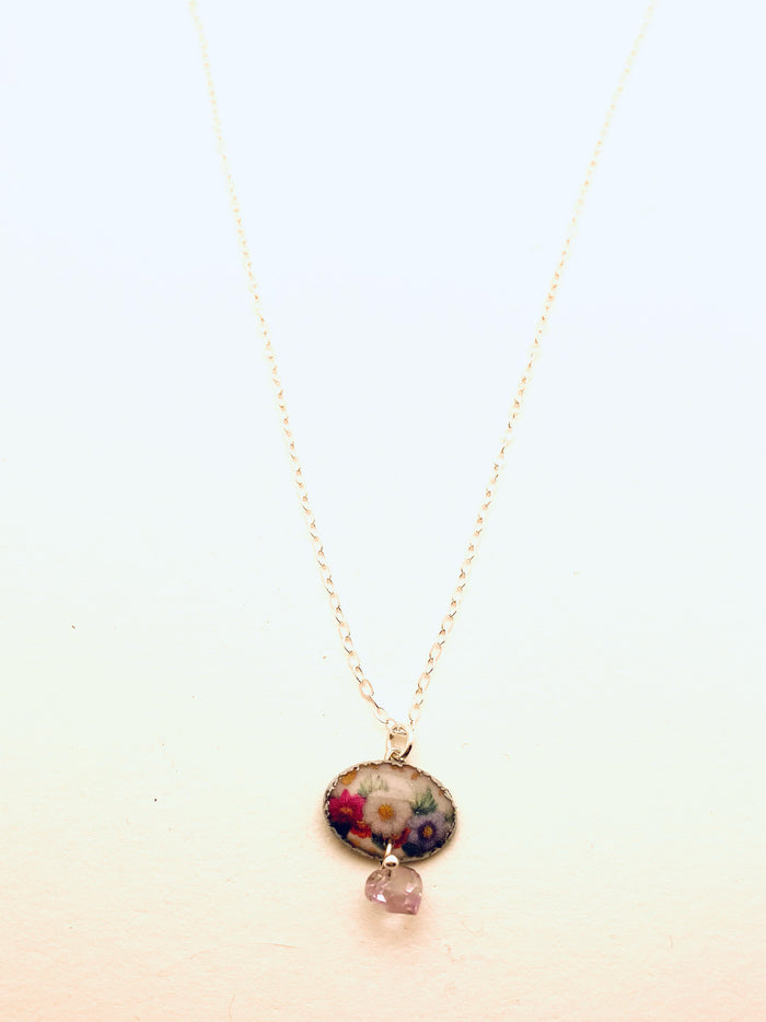 Pixie Necklace with Amethyst