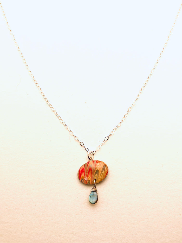 Pixie Necklace with Labradorite