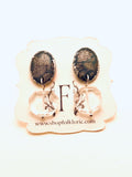 Pixie Studs with Crystal Quartz