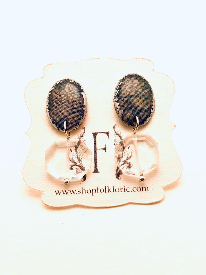 Pixie Studs with Crystal Quartz
