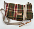 Plaid Foldover Crossbody Bag