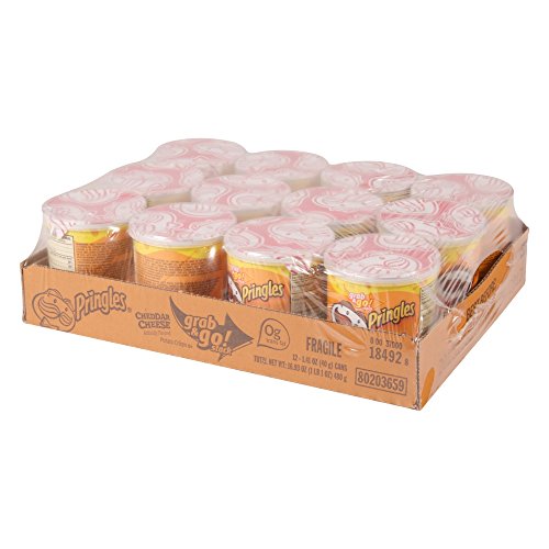 PRINGLES CHEDDAR CHEESE 1.4 OZ 12 CT