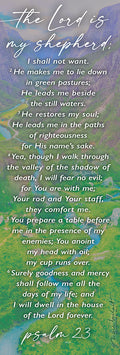 Psalm 23 - frameable print - vertical panoramic