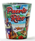 Puerto Rico Scene In and Out Shot Glass