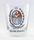 Rio de Janeiro Brazil Coat Of Arms Shot Glass