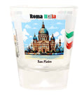 Rome Italy Landmarks and Icons Collage Shot Glass