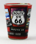 Route 66 Poster Art Shot Glass rtp