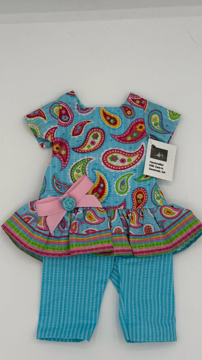 Ruffled Dress with matching pants