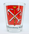 Saint Petersburg (St.Petersburg) Russia Coat Of Arms Shot Glass