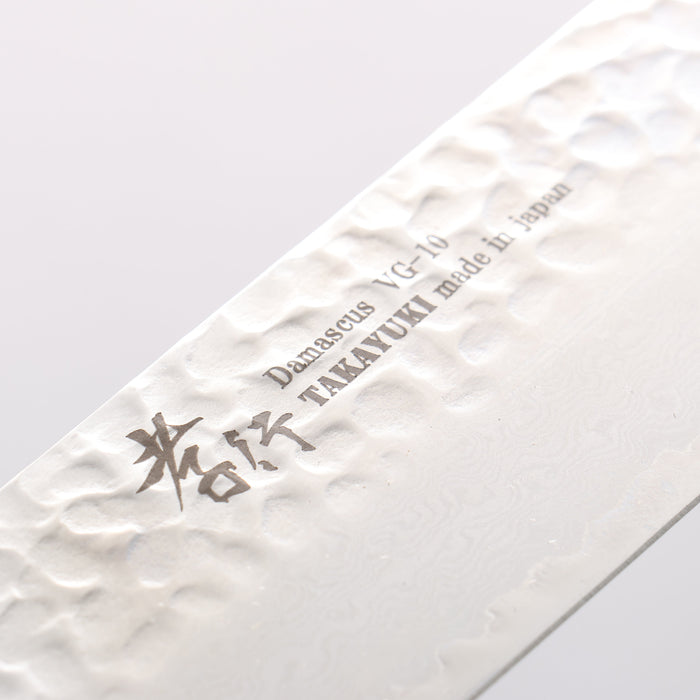 Sakai Takayuki Rinnou VG10 33 Layer Damascus Nakiri160mm Red Lacquered Handle - Seisuke Knife
