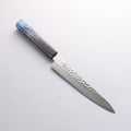 Sakai Takayuki Rinnou VG10 33 Layer Damascus Petty-Utility 180mm Blue Lacquered Handle - Seisuke Knife