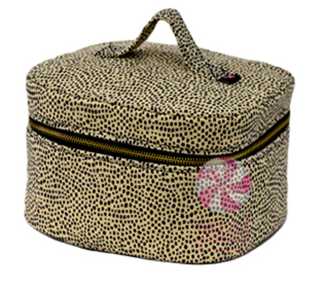 Seersucker Train Case