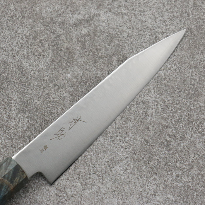 Seisuke Silver Steel No.3 Kiritsuke Petty-Utility 150mm Stabilized Wood Handle - Seisuke Knife