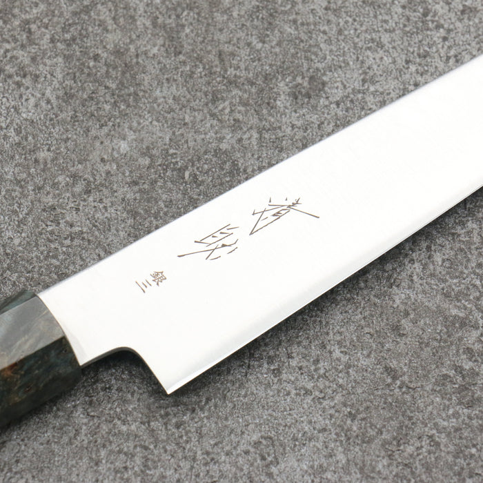 Seisuke Silver Steel No.3 Kiritsuke Petty-Utility 150mm Stabilized Wood Handle - Seisuke Knife