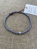 Silver Hematite Bracelet